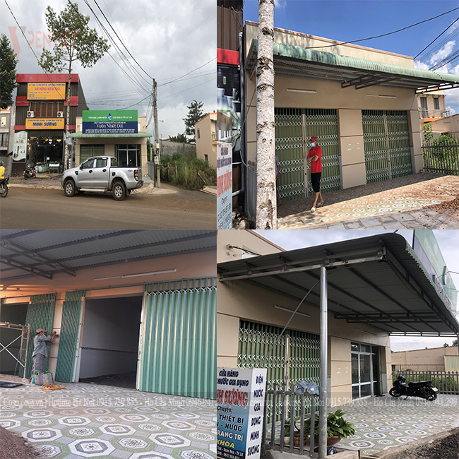 Hiện trạng của dự án thiết kế shop mỹ phẩm Huyền Phi