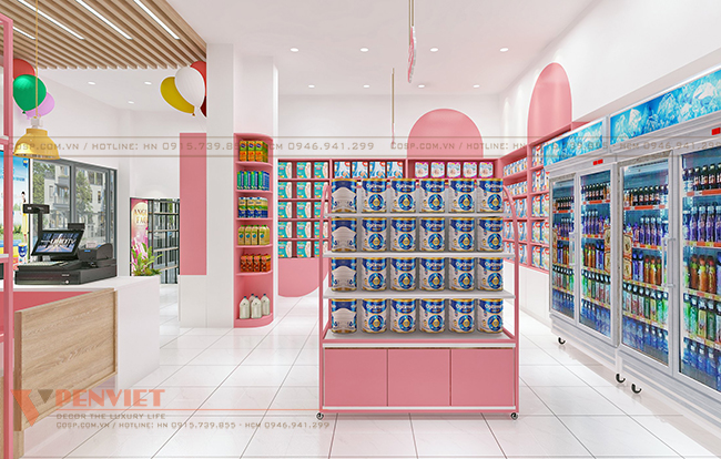 Không gian nội thất khoa học và gọn gàng