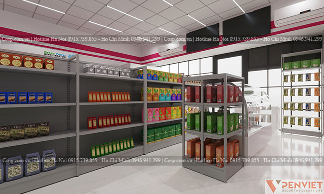 Hệ tủ trưng bày sản phẩm khoa học