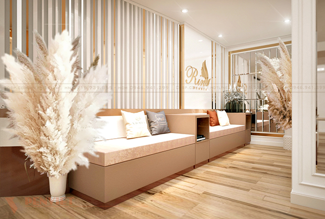 Khu vực sofa ngồi chờ của khách hàng