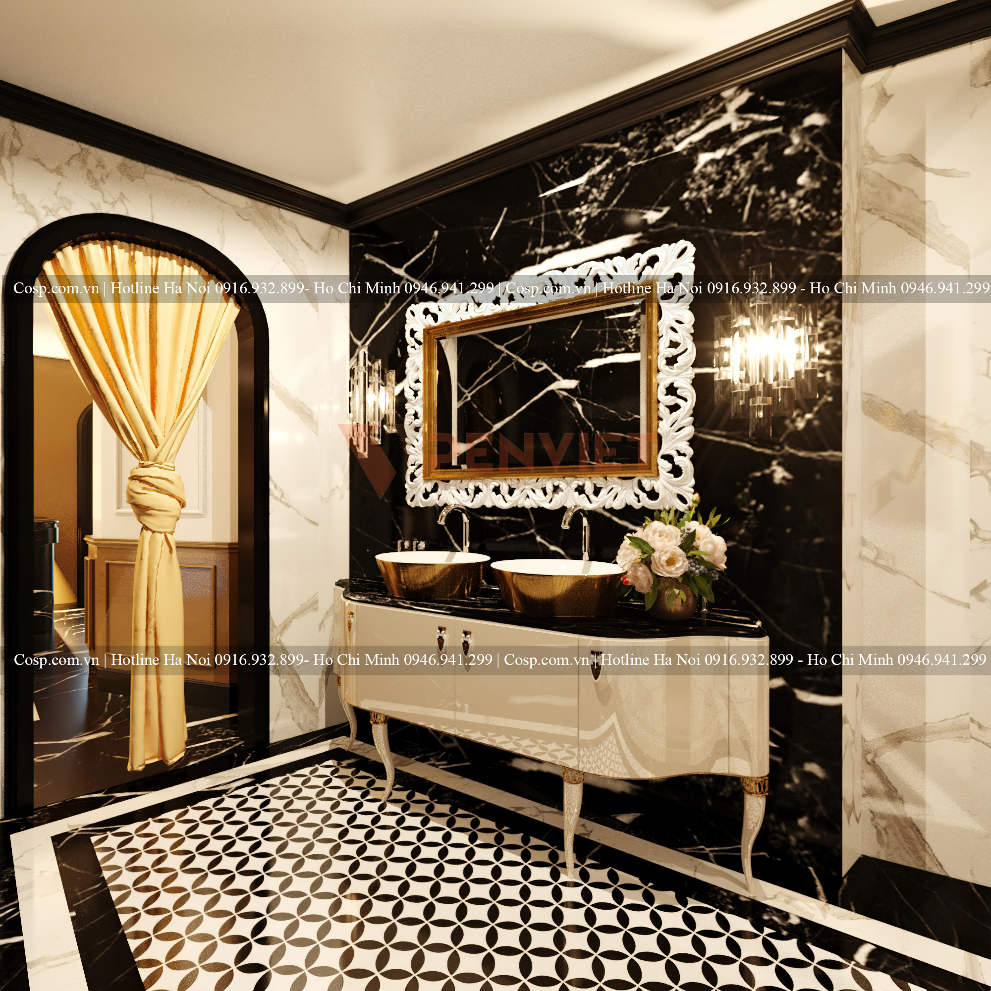 Vật liệu này có thể thi công đa dạng trên các bề mặt không gian