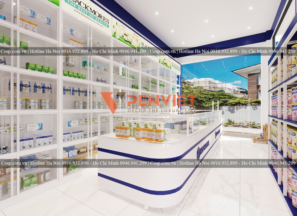 Thiết kế cửa hàng thuốc đạt chuẩn GPP