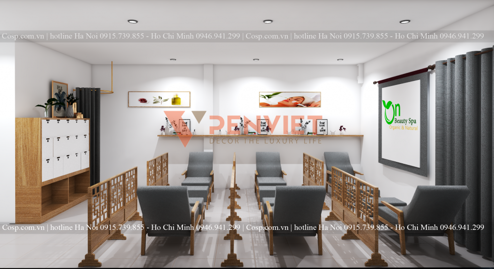 Thiết kế nội thất spa ON