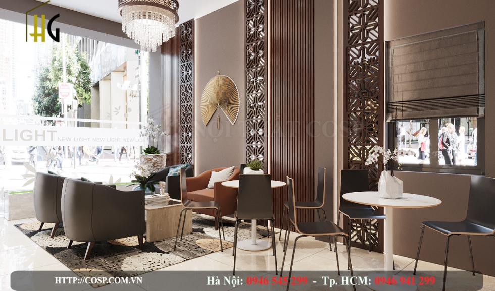 Thiết kế tầng 1 spa  New Light
