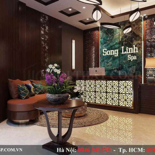 Thiết kế nội thất spa Song Linh