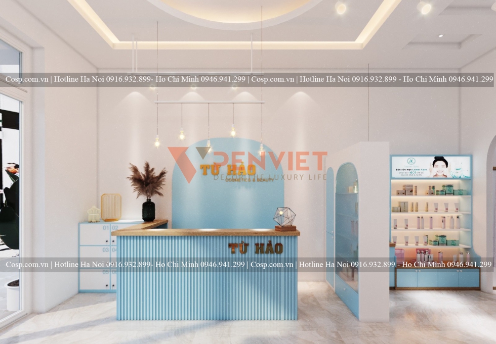 Thiết kế shop mỹ phẩm Từ Hảo