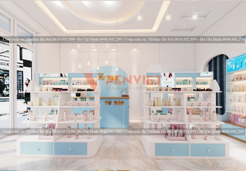 Thiết kế shop mỹ phẩm Từ Hảo