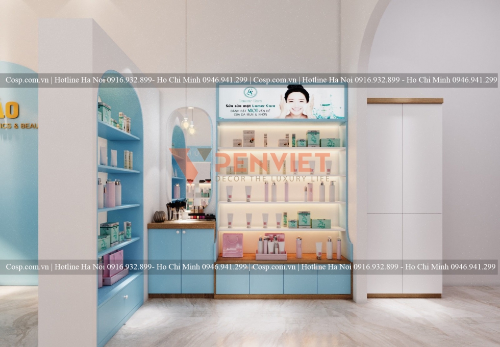 Thiết kế shop mỹ phẩm Từ Hảo