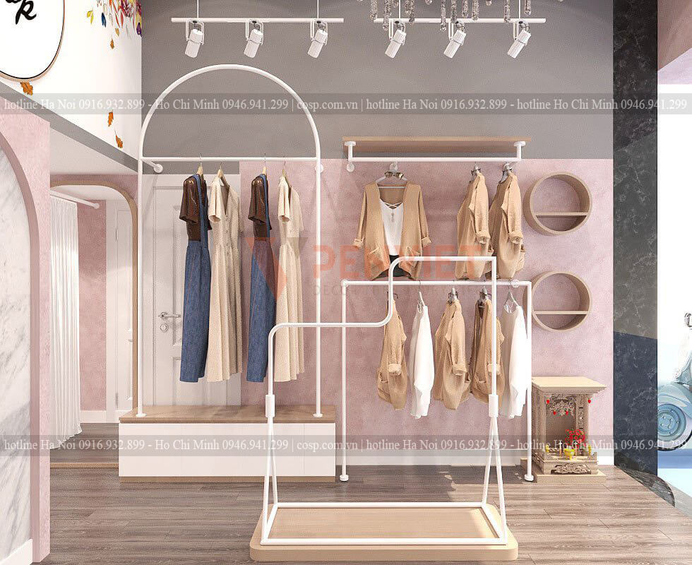 Thiết kế shop thời trang nhỏ