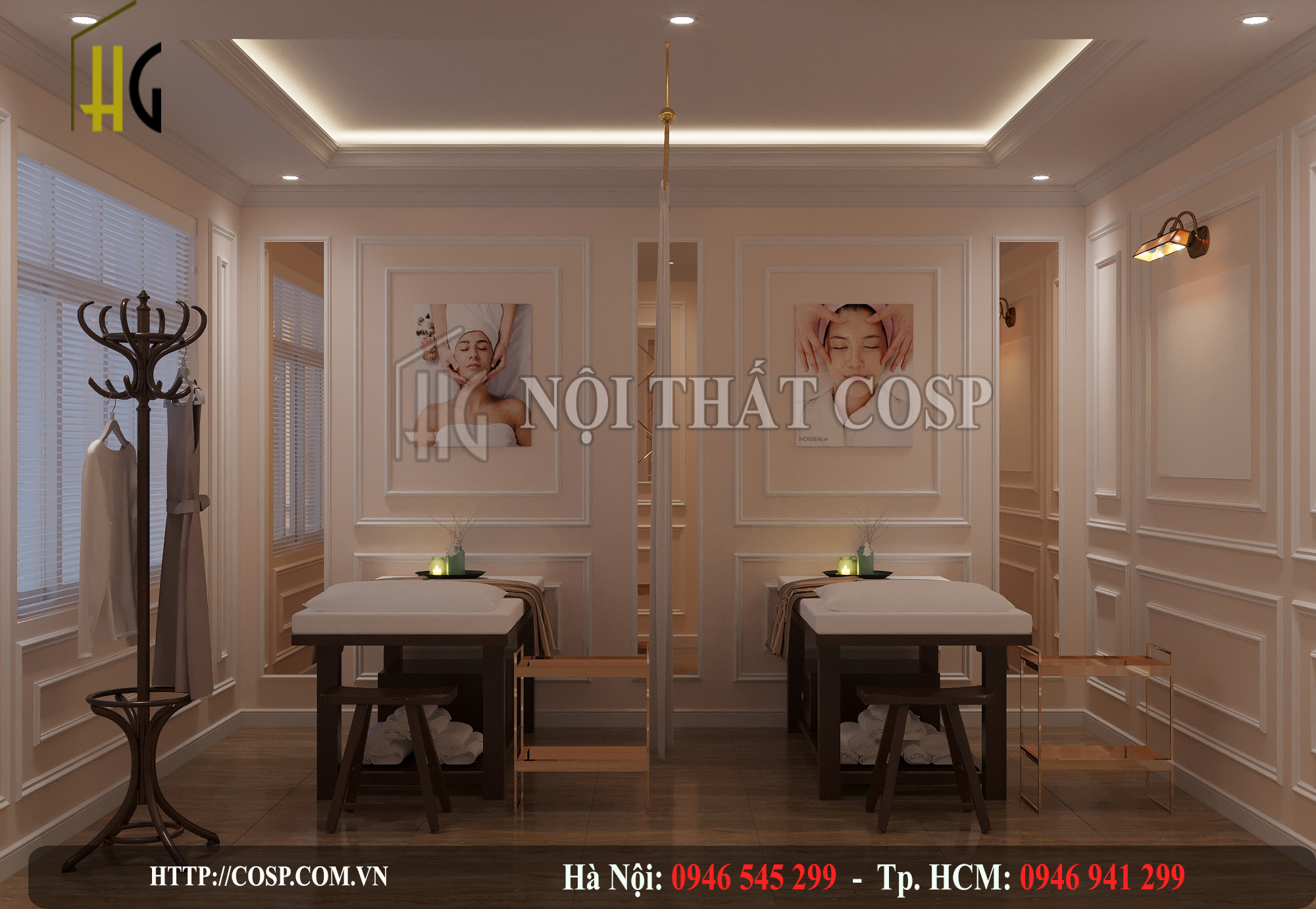 Thiết kế phòng spa tránh tiếng ồn