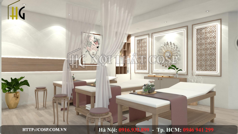 Thiết kế spa chuyên nghiệp