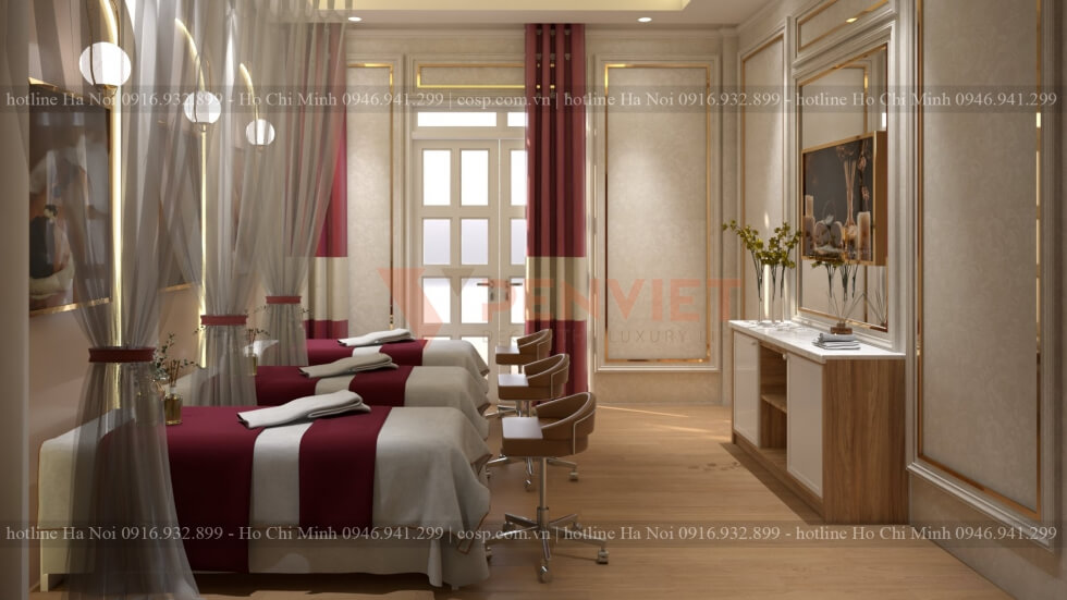 Thiết kế phòng spa mini tại nhà