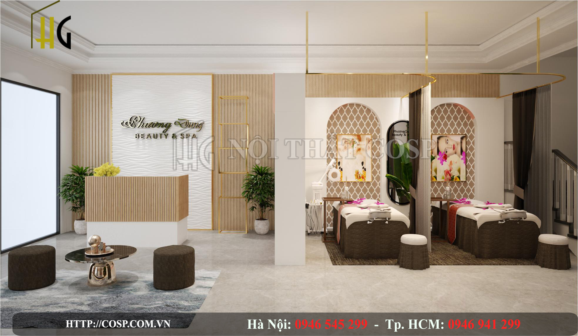 Thiết kế spa Phương Dung
