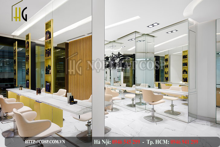 Thiết kế nội thất phòng salon 