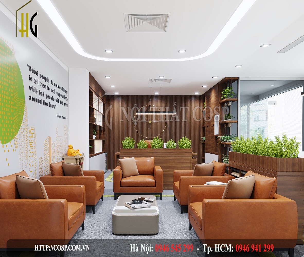 Thiết kế nội thất phòng lãnh đạo