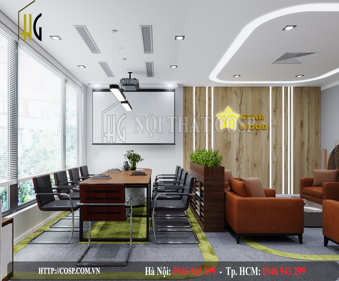Thiết kế nội thất phòng họp