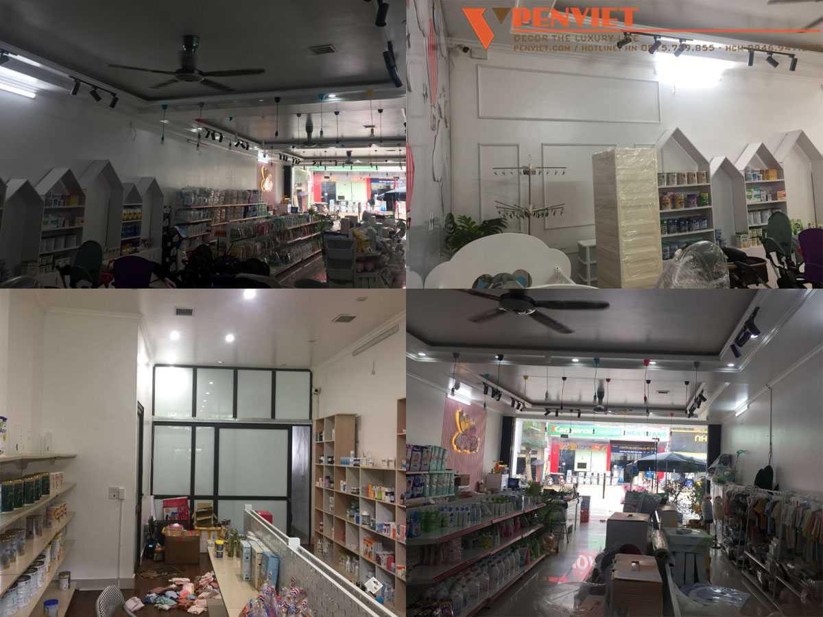 Hiện trạng mặt bằng kinh doanh của gia đình đã lỗi thời, thiếu sự ngăn nắp