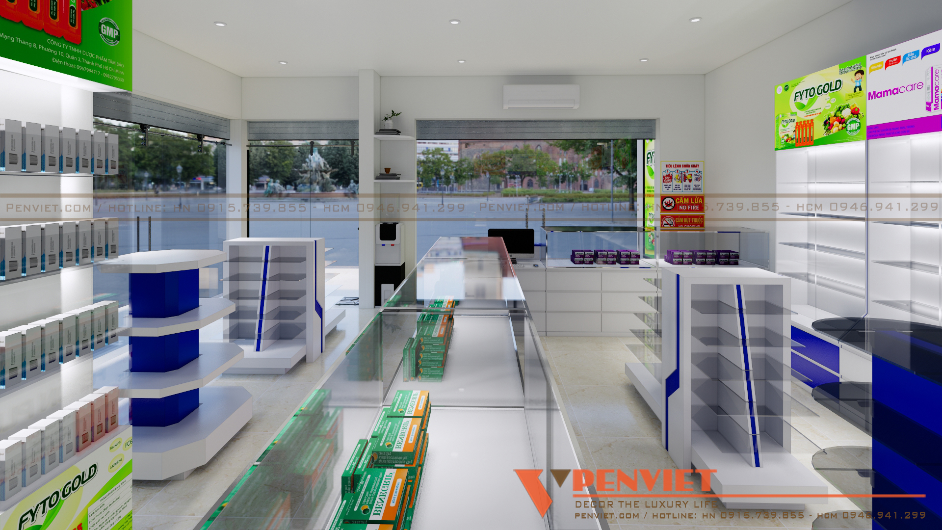 Tận dụng tối đa không gian setup kệ góc tường phía trên tủ gỗ bình nóng lạnh