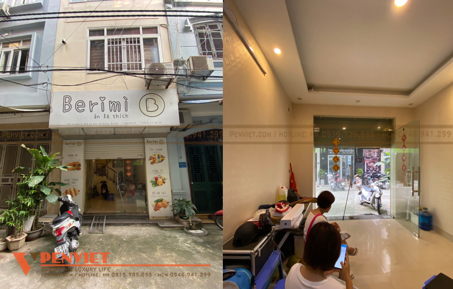 Hiện trạng mặt bằng spa hạn chế chỉ có diện tích là 20m2