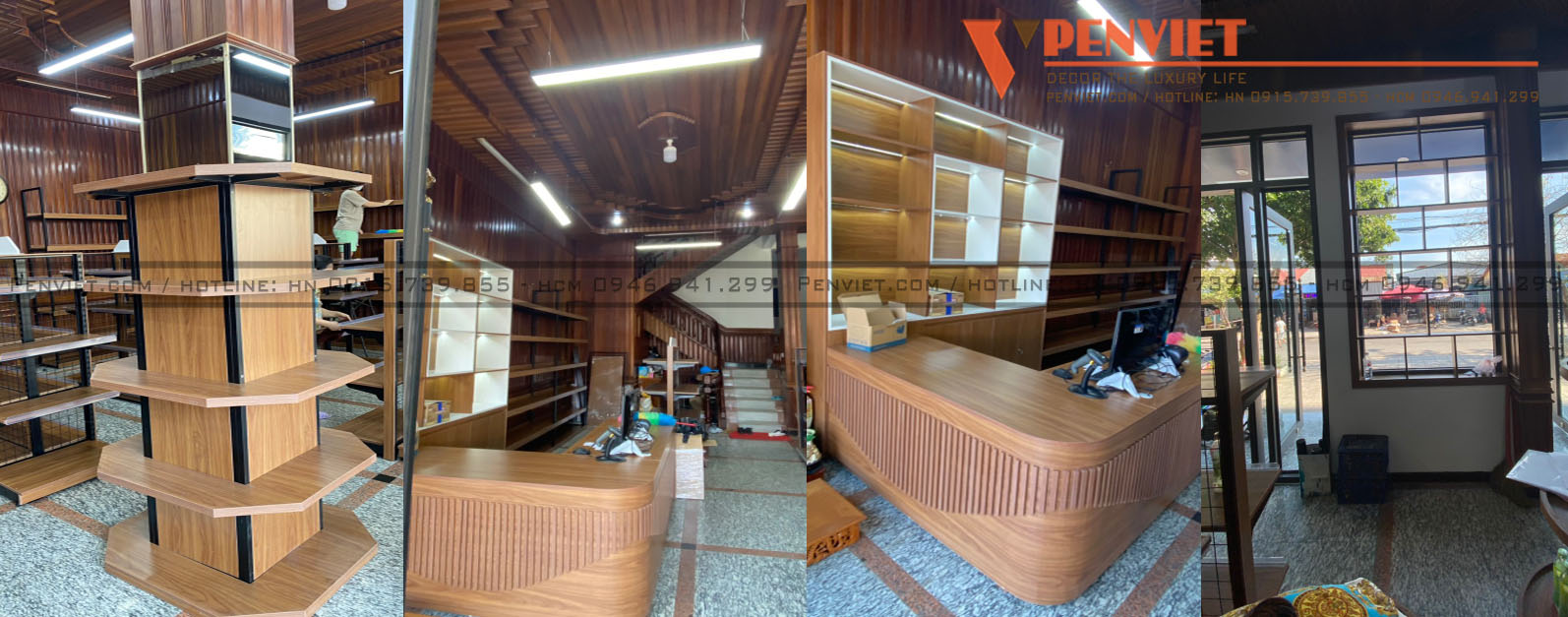 Hiện trạng mặt bằng thi công siêu thị mini B'Mart