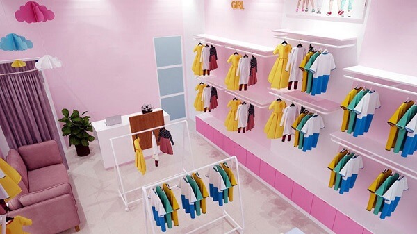 Thiết kế lối đi hợp lý tạo cảm giác thoải mái cho khách hàng