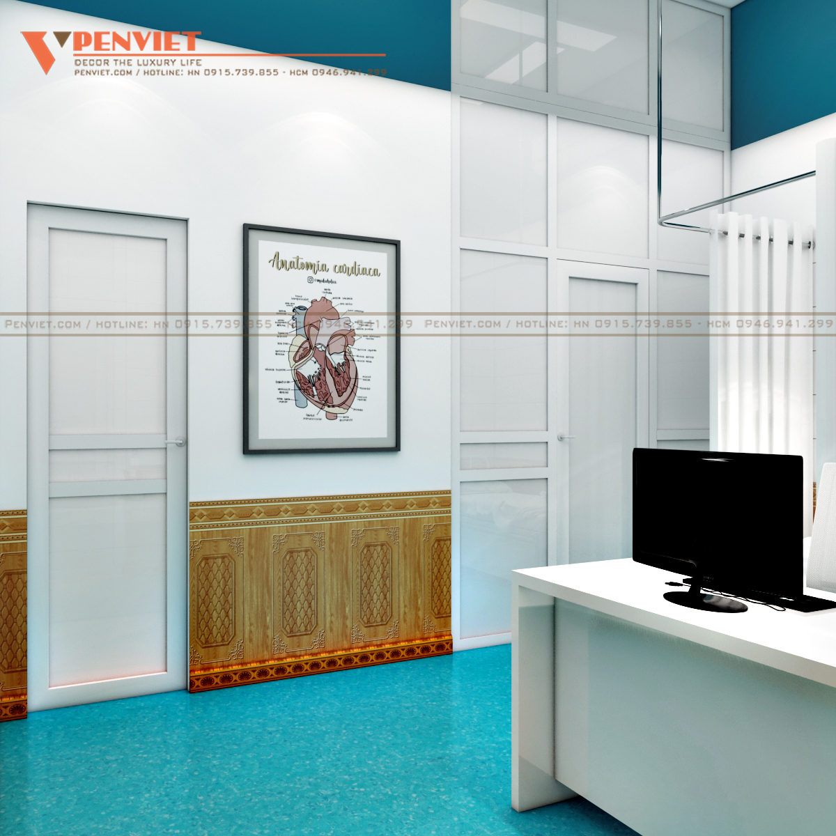 Nội thất trang nhã, tạo cảm giác thân thuộc với người bệnh