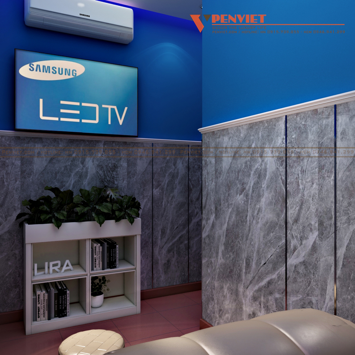 Nội thất trang nhãn, tiện nghi, phục vụ công tác khám chữa bệnh