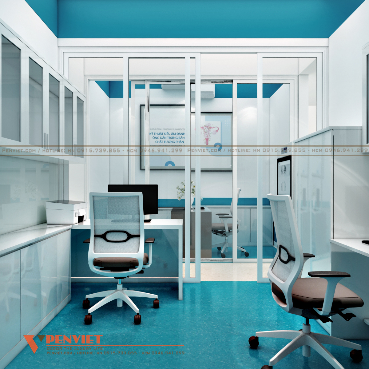 Bàn tư vấn, lấy mẫu xét nghiệm