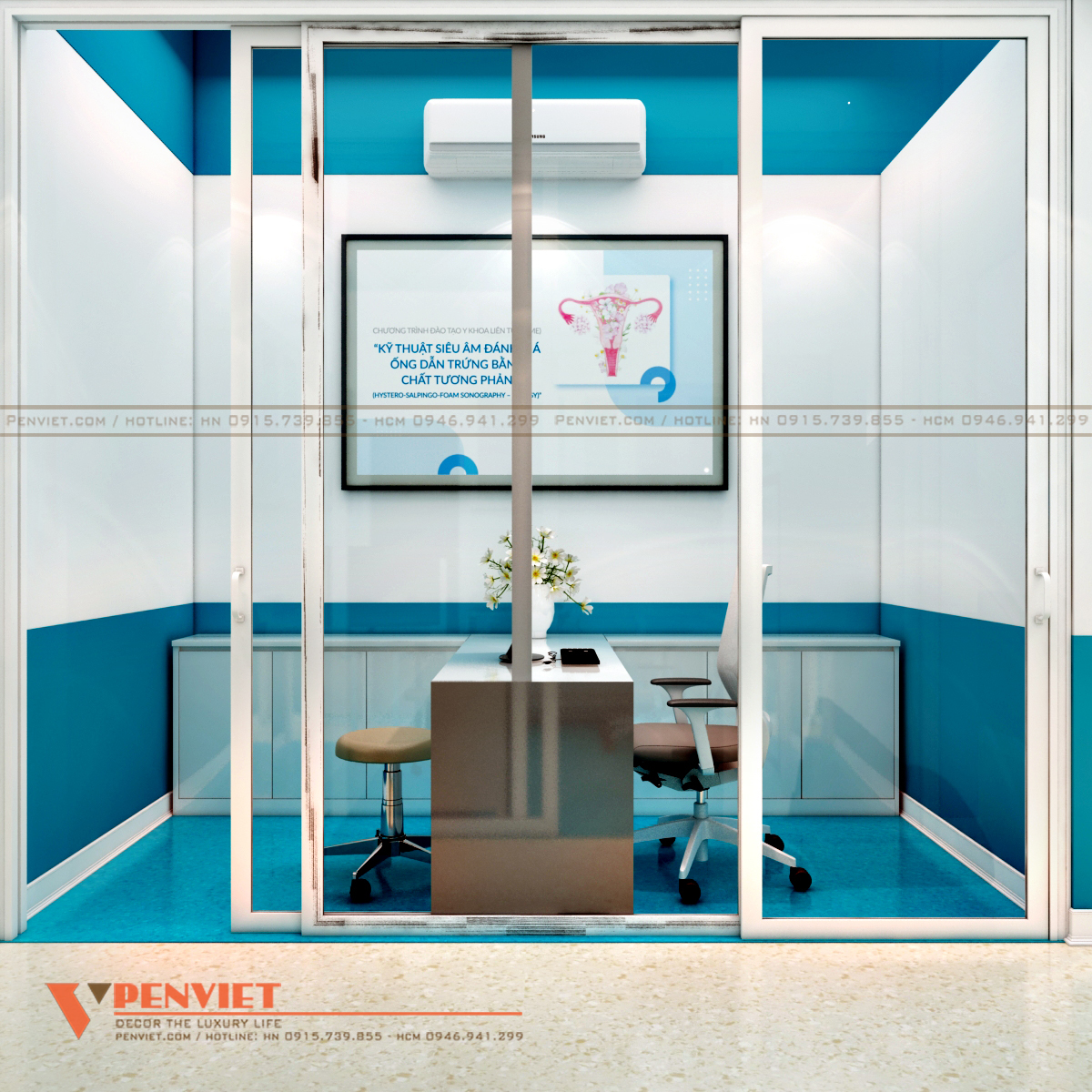 Không gian hiện đại, ngăn nắp, tiện nghi