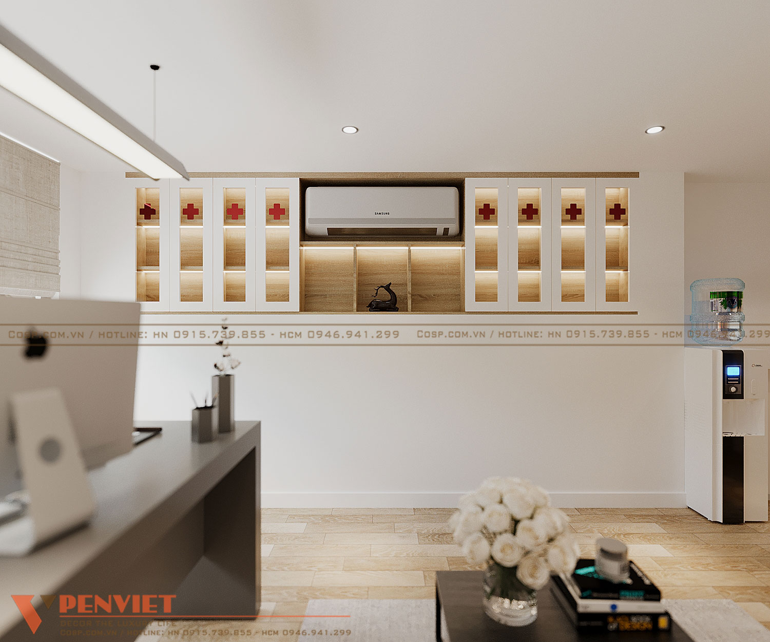 Hệ tủ thuốc đặt âm tường tối ưu không gian sử dụng