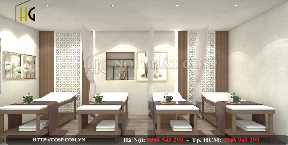 Kích thước tiêu chuẩn của giường spa bao nhiêu là đủ?