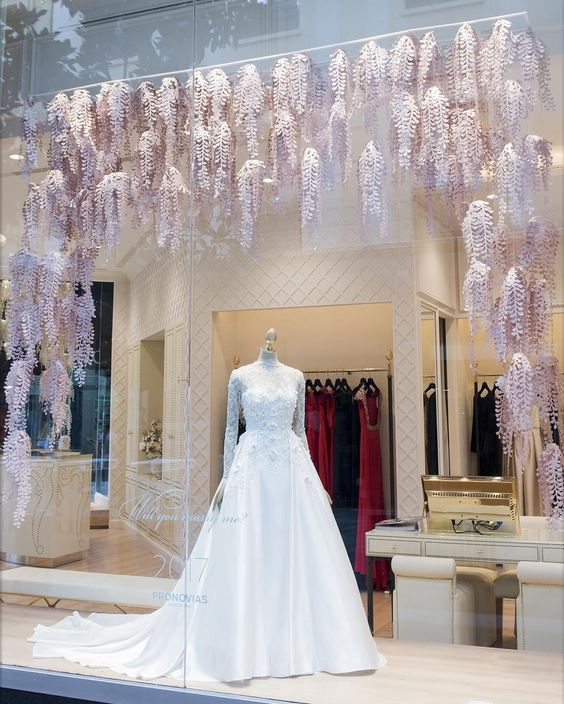 Mẫu shop áo cưới cực kỳ sang trọng và đẹp mắt - Hút hồn khách hàng