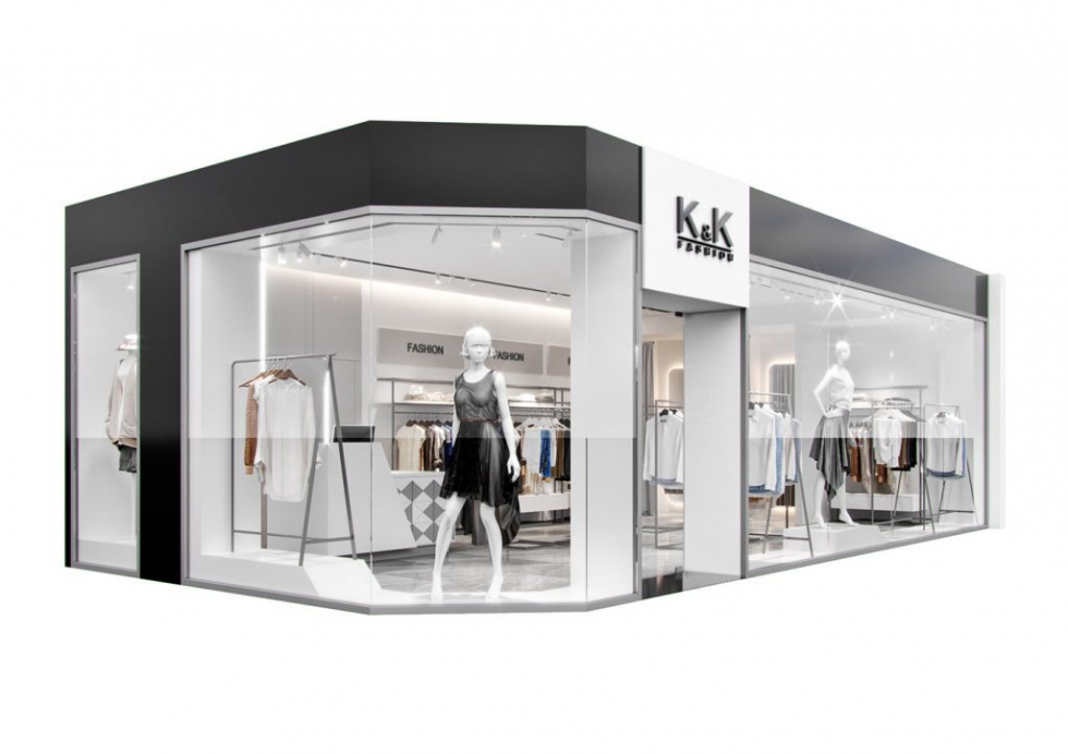 Mẫu thiết kế mặt tiền shop thời trang cực đẹp