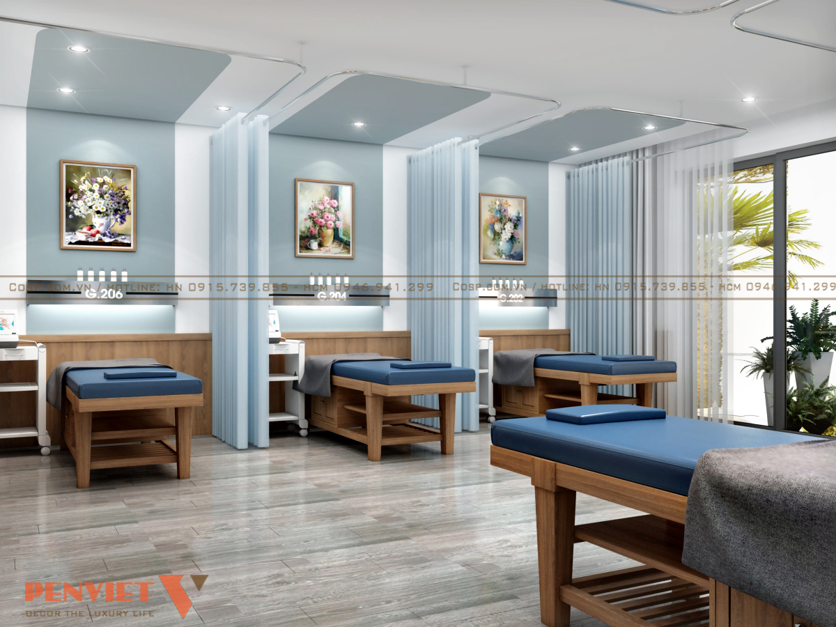 Cửa sổ rộng thoáng mang đến sự dễ chịu, thoải mái cho bệnh nhân