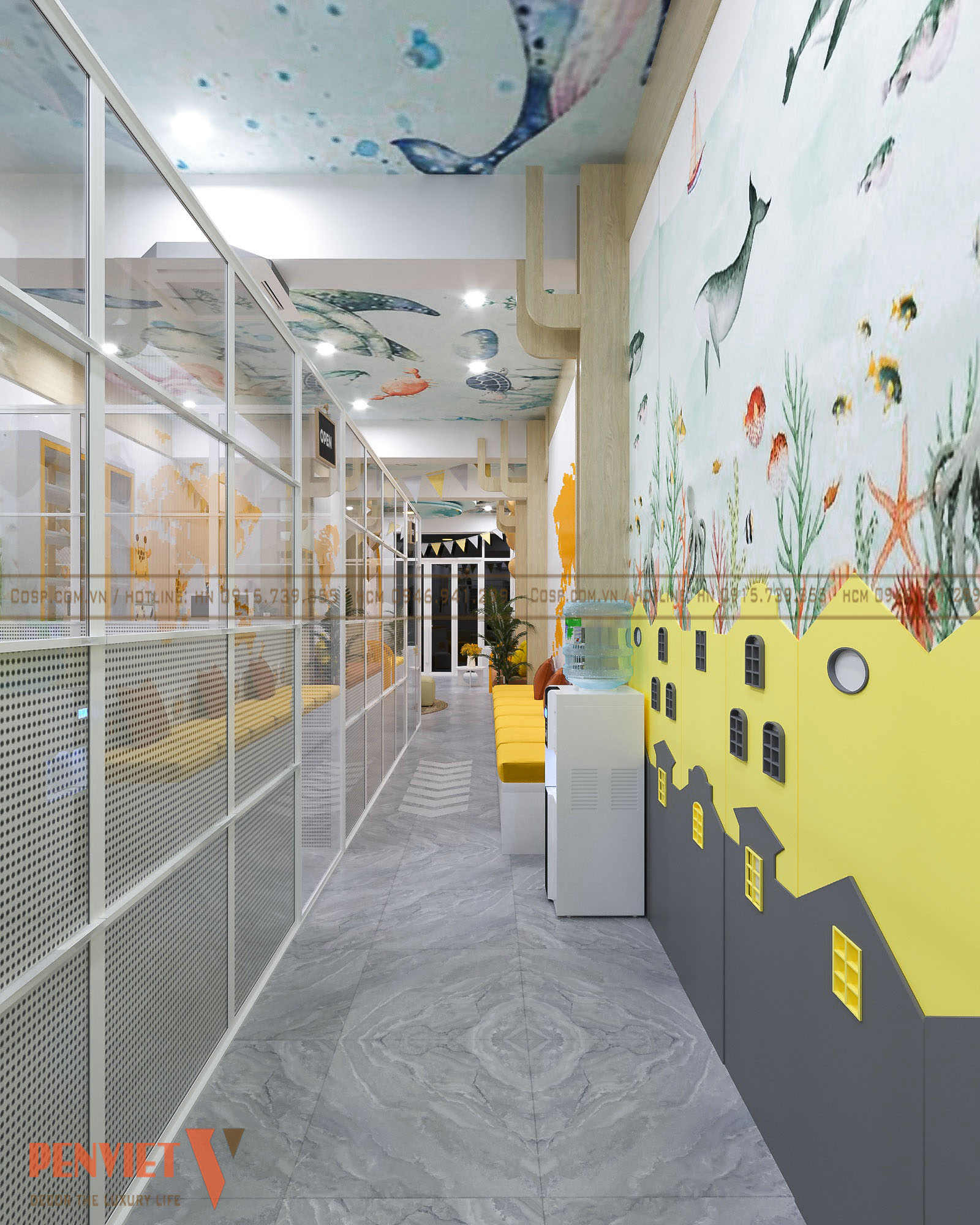 Lối đi phù hợp giúp y bác sĩ và bệnh nhân di chuyển thuận tiện