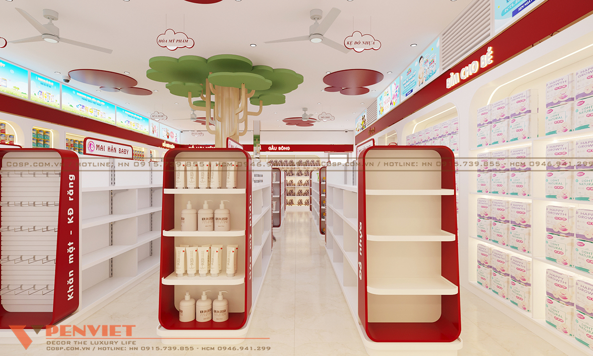 Hàng hóa sắp xếp gọn gàng, ngăn nắp, dễ tìm kiếm