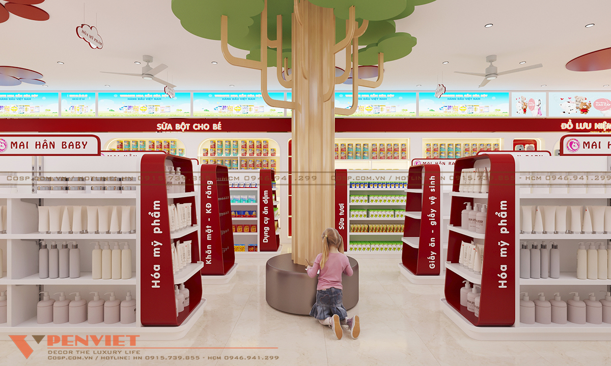 Bục cây trang trí đẹp mắt