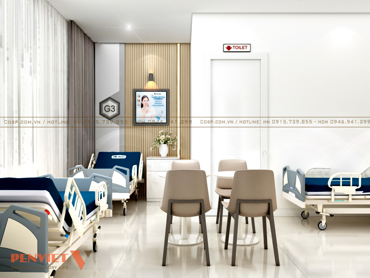 Không gian phòng bệnh nhân
