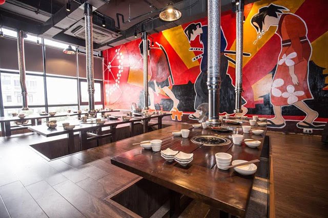 Thiết kế quán lẩu nướng đẹp