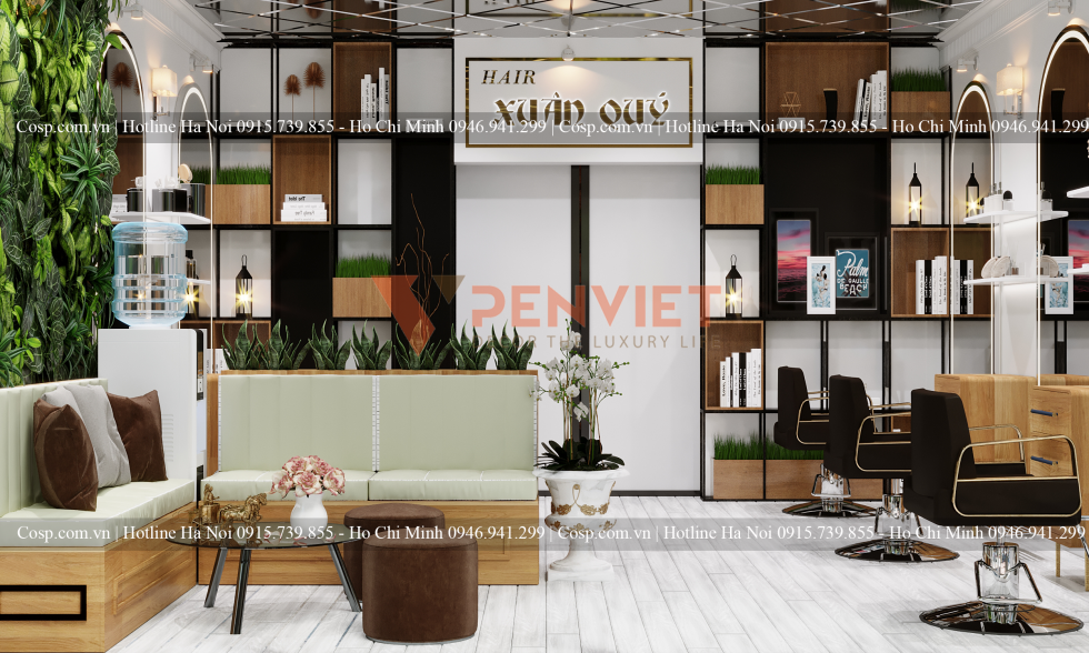 Thiết kế nội thất salon tóc