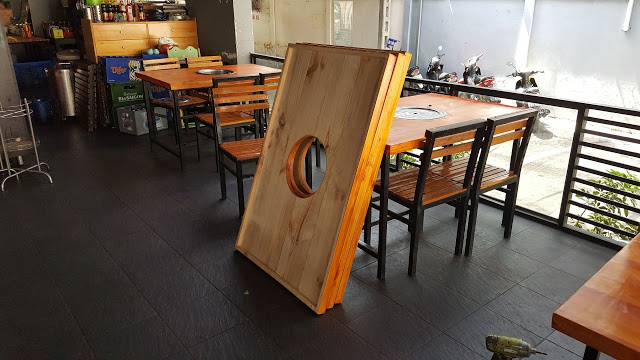 Setup thi công nội thất quán nướng BBQ 