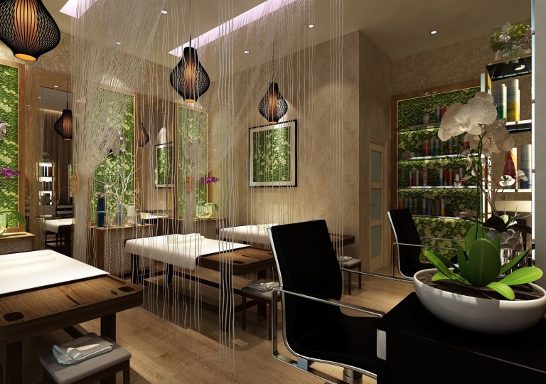 Không gian thiết kế spa đẹp và hài hòa