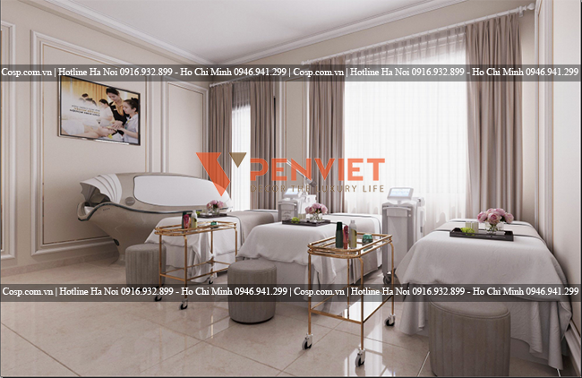 Nội thất Penviet là một trong những đơn vị cung cấp dịch vụ thiết kế thi công spa giá rẻ uy tín