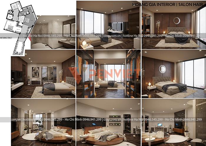 Phòng ngủ sang trọng