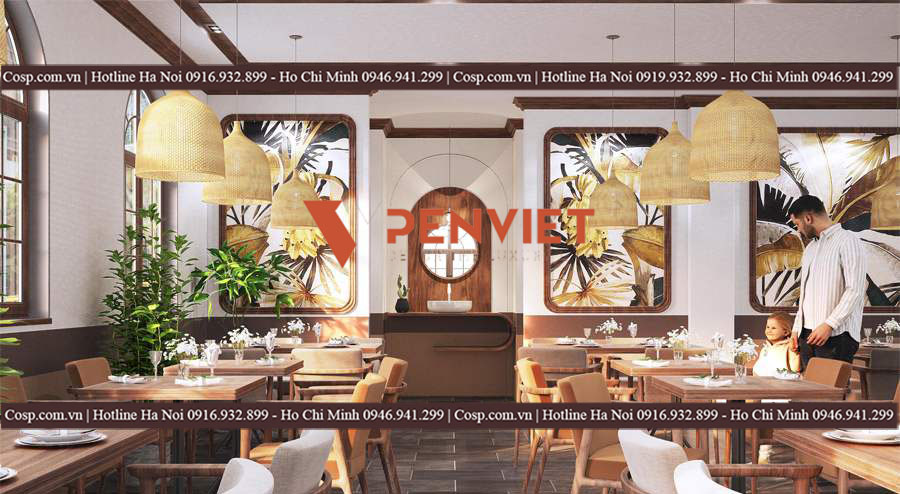 mẫu nội thất nhà hàng hải sản