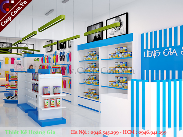 phong cach thiet ke shop thoi trang tre em 3