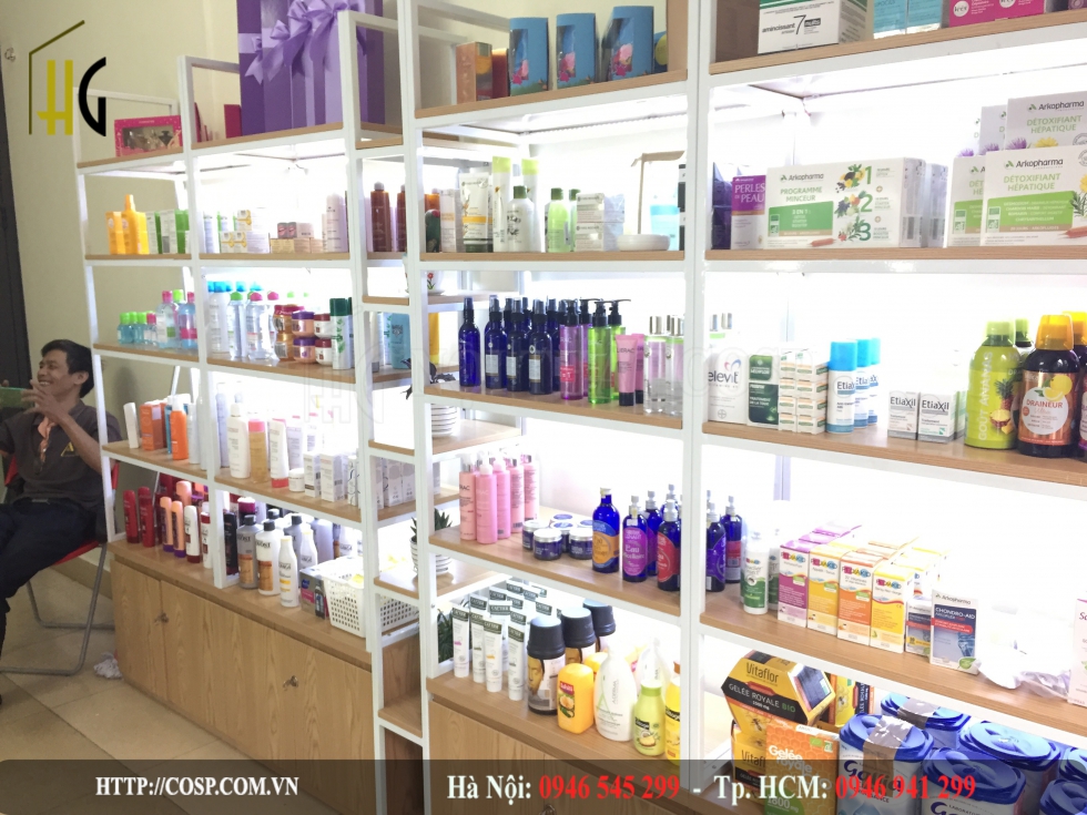 thiết kế shop mỹ phẩm đẹp la pasirienne 3