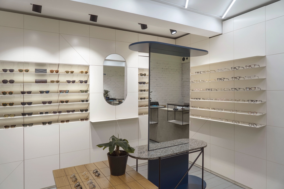 Thiết kế shop mắt kính thời trang nam - Phong cách - Hiện Đại