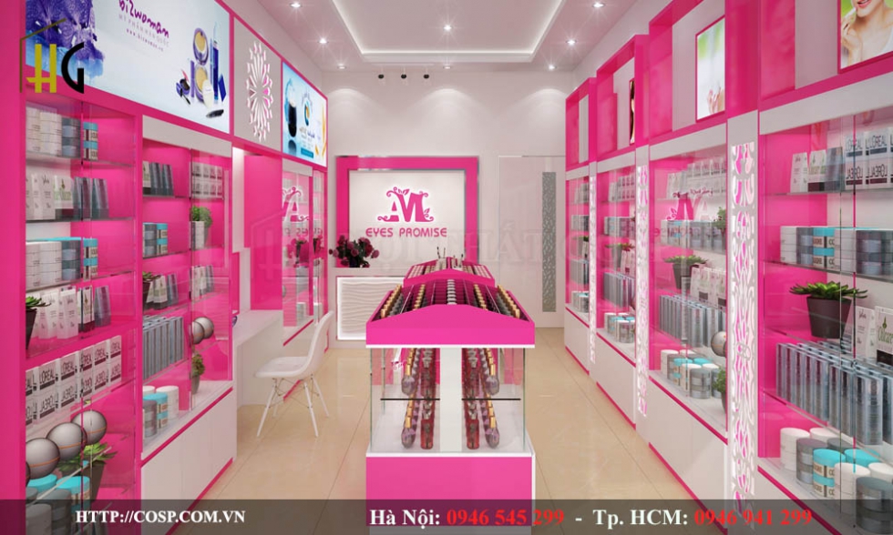thiet ke shop my pham eyes promise 1