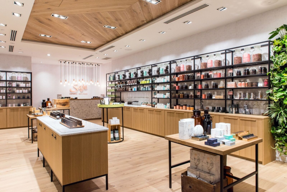 Thiết kế shop mỹ phẩm thiên nhiên cực kỳ đẹp và thu hút khách hàng